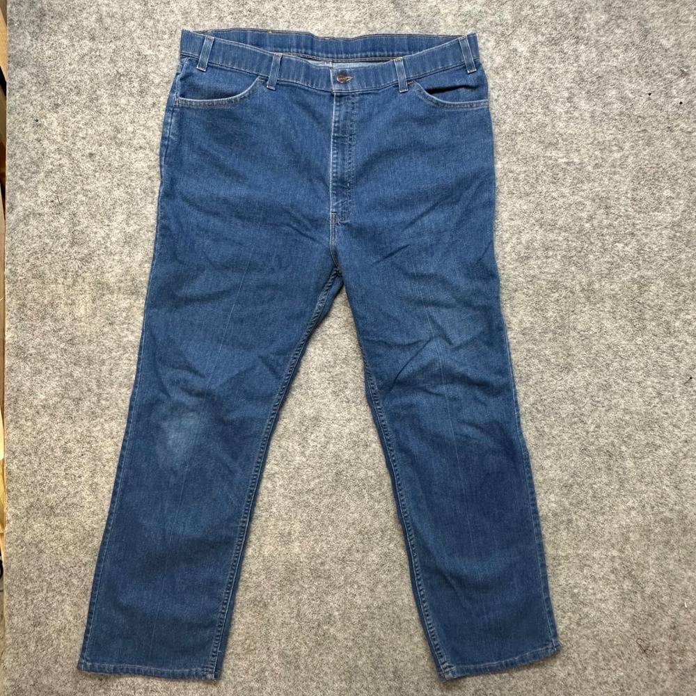 Vintage Levis Action Jeans Mens 42x30 Orange Tab Made in USA 90s Blue 4156B